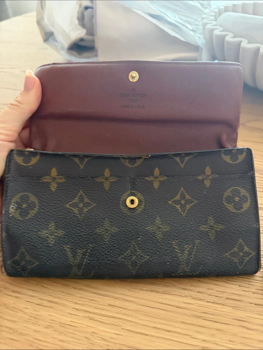 Louis Vuitton Monogram Canvas Long Wallet - Brown Monogram